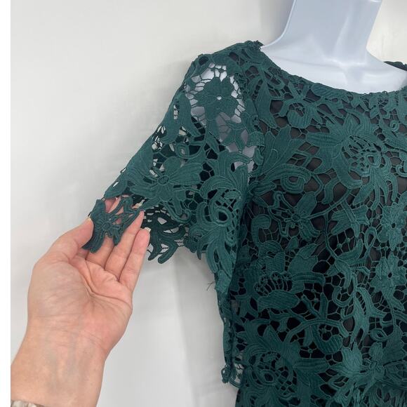 Jennifer Lopez Lace 2 PIece Midi Skirt Top Set  6 Holiday Hunter Winter Wedding - Picture 4 of 13